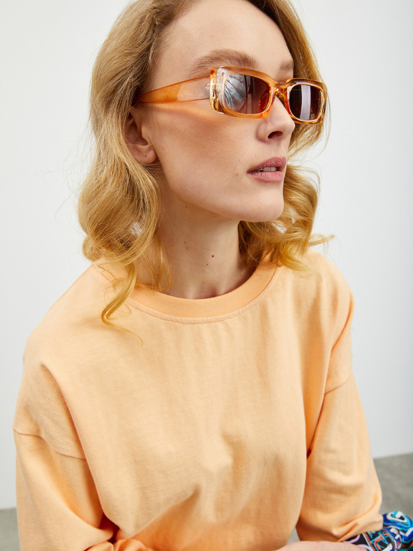 ZOOT.lab Oranžová dámska nadrozmerná mikina ZOOT.lab Briar