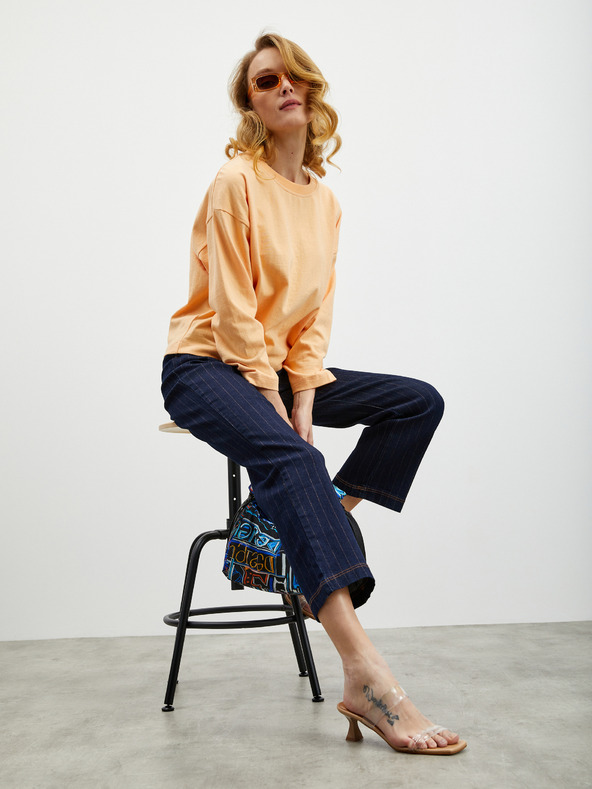 ZOOT.lab Oranžová dámska nadrozmerná mikina ZOOT.lab Briar