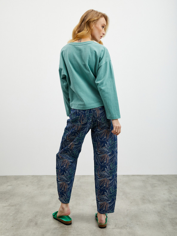 ZOOT.lab Modrá dámska nadrozmerná mikina ZOOT.lab Briar