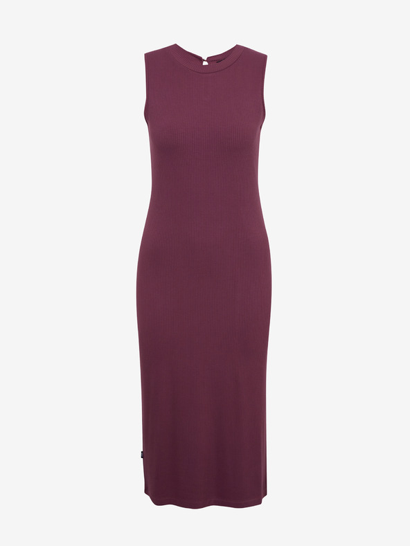 ZOOT.lab Fialové dámske rebrované šaty ZOOT.lab Delie