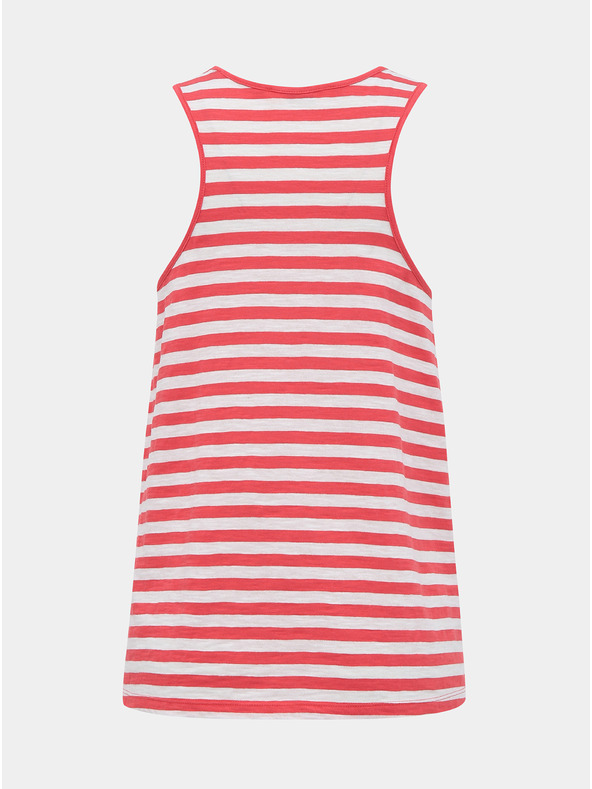 ZOOT.lab Bielo-červené dámske pruhované tielko ZOOT.lab Josefina