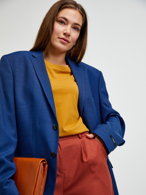 ZOOT.lab Horčicové základné tričko s krátkym rukávom METROOPOLIS by ZOOT.lab Leora