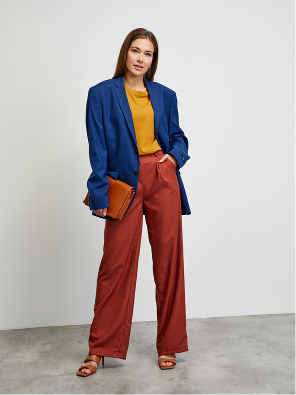 ZOOT.lab Horčicové základné tričko s krátkym rukávom METROOPOLIS by ZOOT.lab Leora