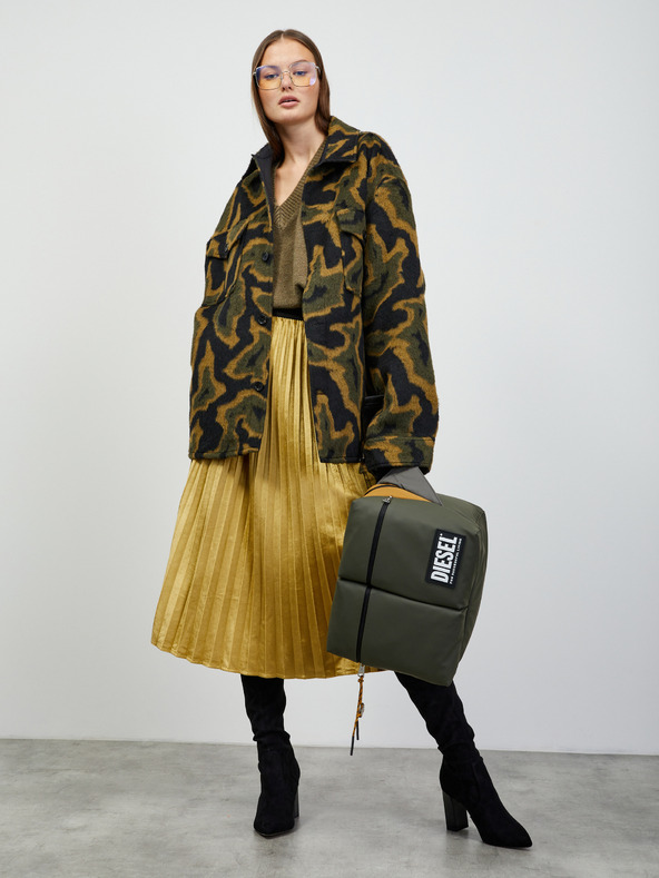 ZOOT.lab Plisovaná midi sukňa v zlatom a zamatovom prevedení ZOOT.lab Nova