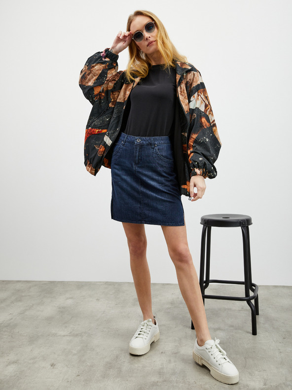 ZOOT.lab Tmavomodrá dámska džínsová sukňa ZOOT.lab Josie