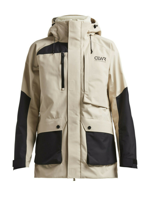 Tenson Pánska Snowboardová Bunda Colourwear Spine M Béžová