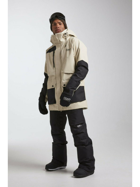 Tenson Pánska Snowboardová Bunda Colourwear Spine M Béžová