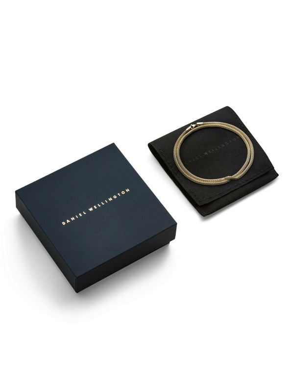 Daniel Wellington Zlatý oceľový retiazka Daniel Wellington Mesh DW00401099
