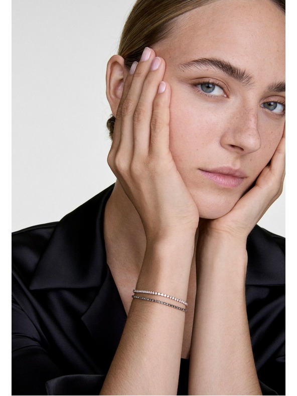 Daniel Wellington Ružovozlatý oceľový náramok Daniel Wellington Tennis DW00401109