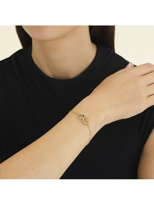 Rosefield Rosefield dámsky náramok pozlátený, JBEDG-J715