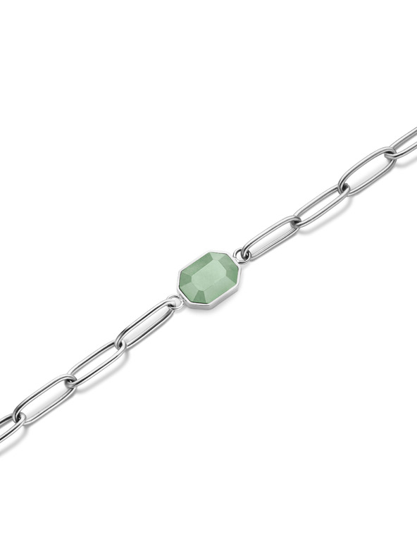 Rosefield Rosefield náramok striebornej farby Geometric Gemstone JBGGS-J663