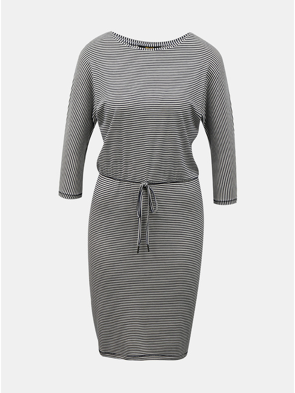 ZOOT.lab Bielo-modré dámske pruhované šaty so zaväzovaním ZOOT.lab Demi