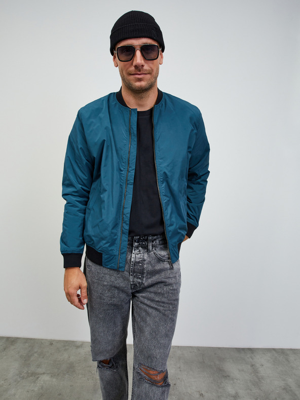 ZOOT.lab Petrol pánsky bomber ZOOT.lab Wesley