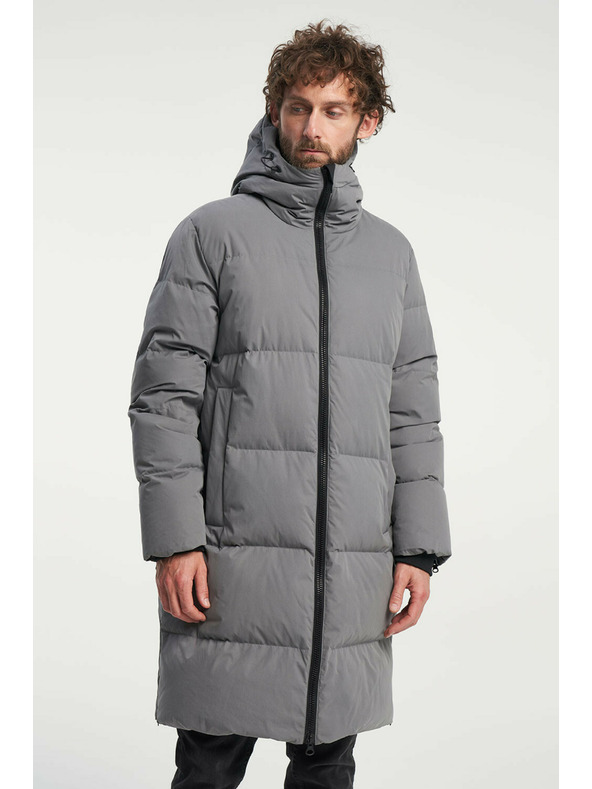 Tenson Pánsky Zimný Lifestylový Kabát TENSON Tenzing Down Coat M Sivý