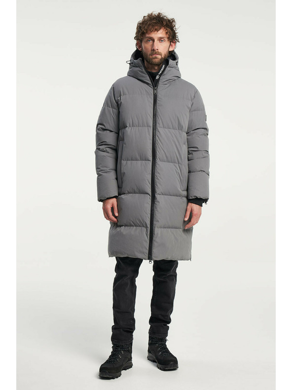 Tenson Pánsky Zimný Lifestylový Kabát TENSON Tenzing Down Coat M Sivý