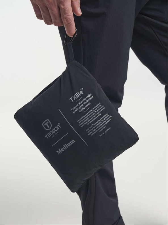 Tenson pánska vetrovka TENSON TXlite Wind Jacket M čierna