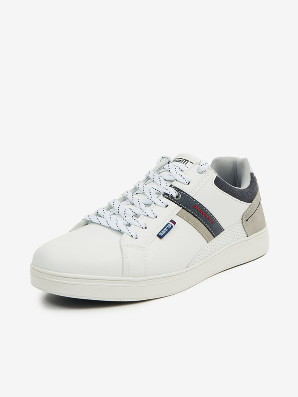 Sam 73 Biele pánske tenisky SAM73 Hjorr