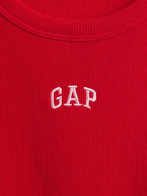 GAP Detské rebrované tielko s logom GAP