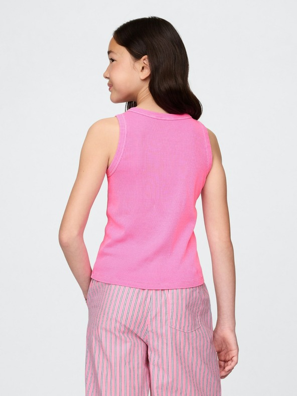 GAP Detské rebrované tielko s logom GAP