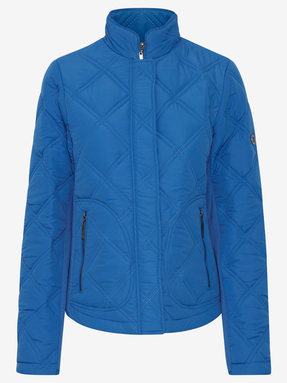 Fransa Blue Women's Quilted Jacket Fransa