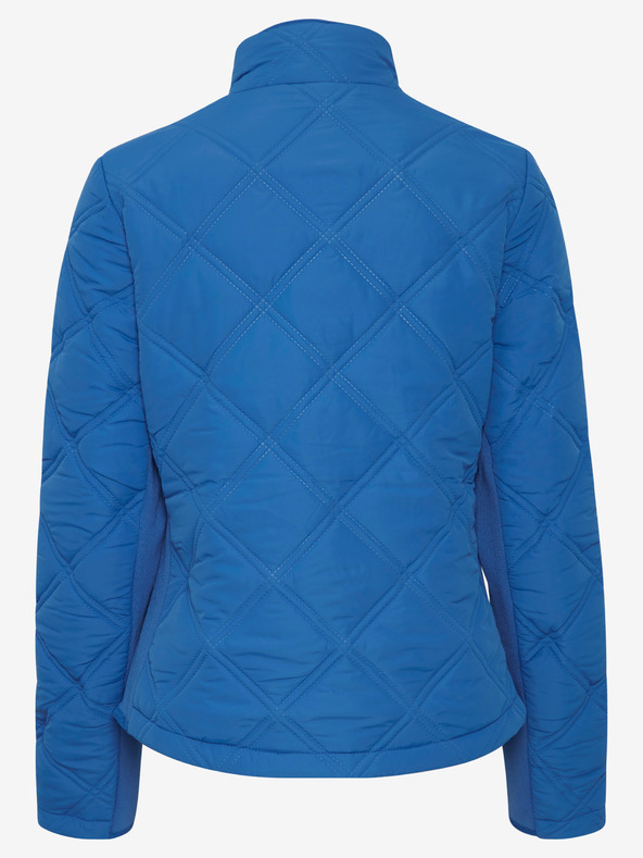 Fransa Blue Women's Quilted Jacket Fransa