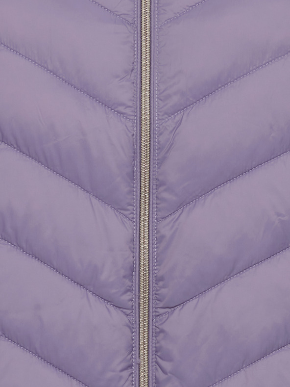 Fransa Purple Women's Quilted Jacket Fransa