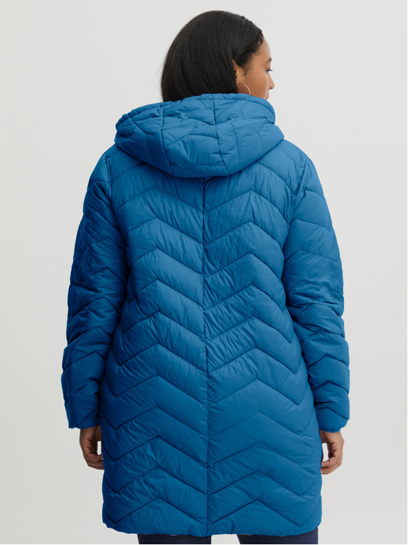Fransa Blue Women's Quilted Jacket Fransa