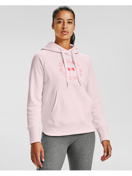Under Armour Dámska mikina Under Armour Rival Fleece Metallic Hoodie