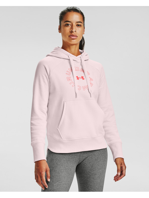 Under Armour Dámska mikina Under Armour Rival Fleece Metallic Hoodie