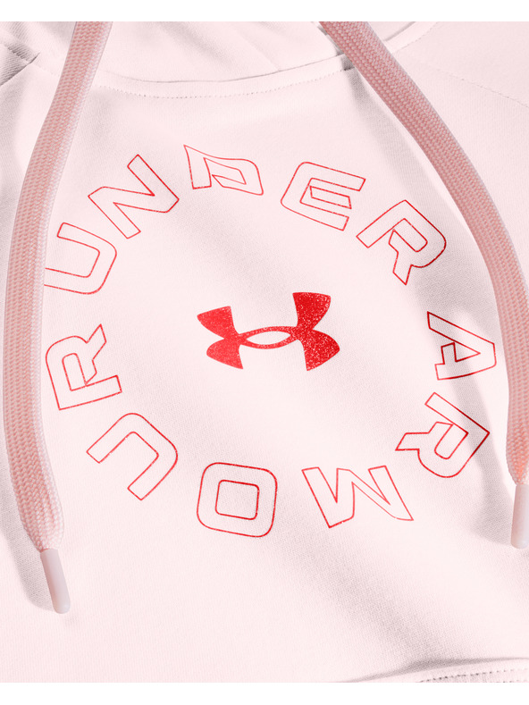 Under Armour Dámska mikina Under Armour Rival Fleece Metallic Hoodie