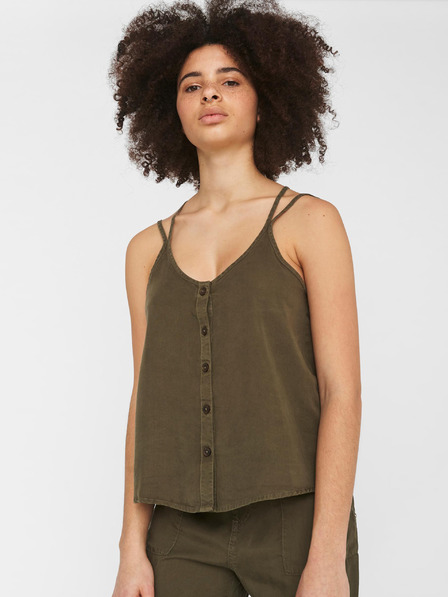 Noisy May Khaki top s gombíkmi Noisy May Maisie