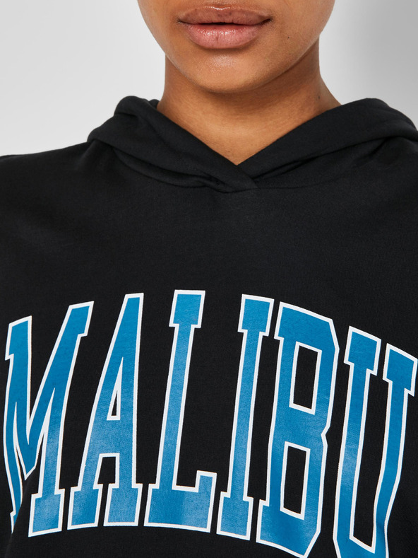 Noisy May Čierna mikina s kapucňou Noisy May Fame