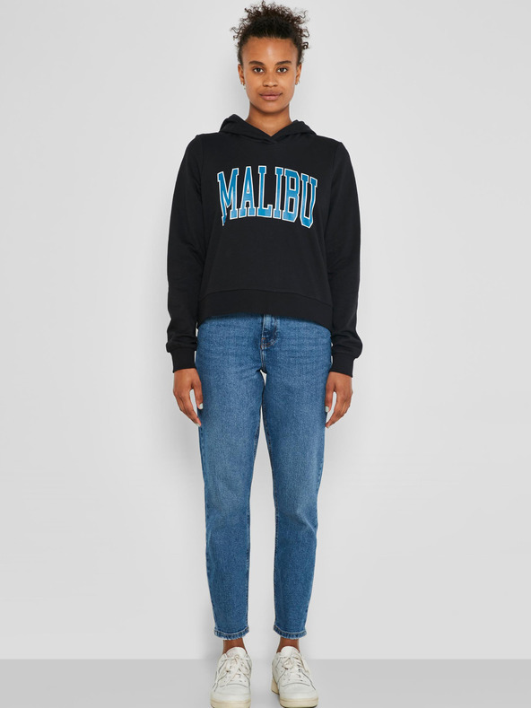 Noisy May Čierna mikina s kapucňou Noisy May Fame