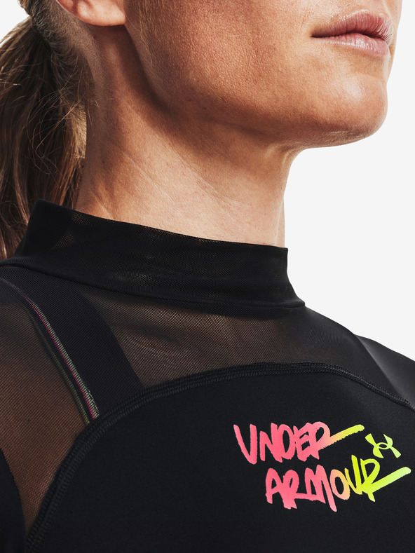 Under Armour Dámske tričko Under Armour  HG Q3 Crop Mockneck