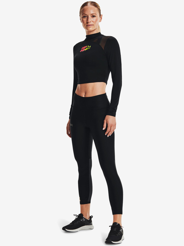 Under Armour Dámske tričko Under Armour  HG Q3 Crop Mockneck