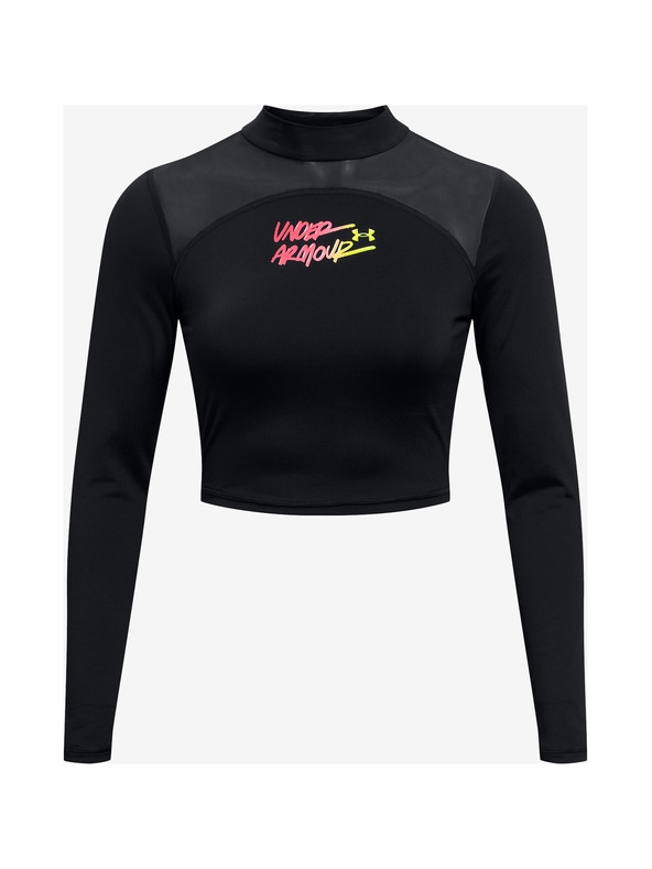 Under Armour Dámske tričko Under Armour  HG Q3 Crop Mockneck