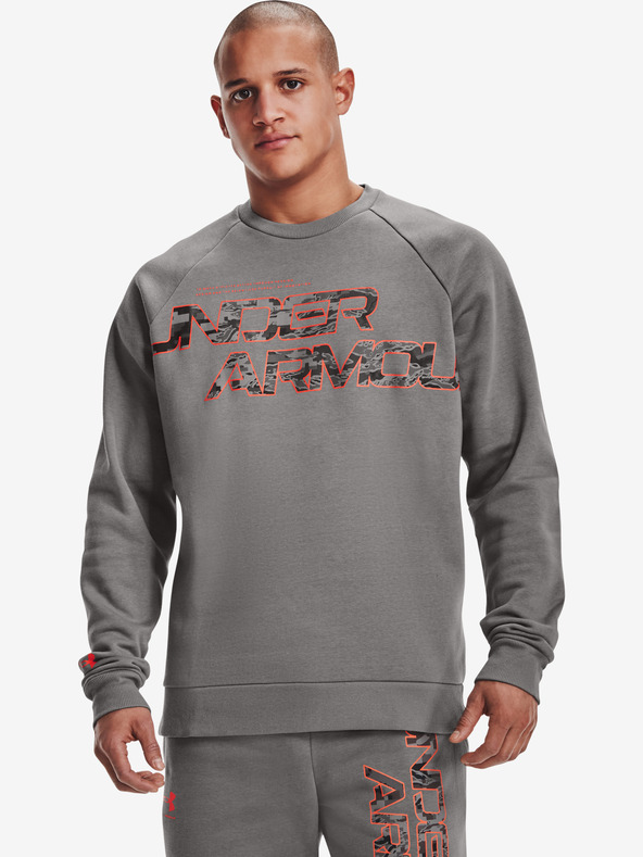 Under Armour Pánska mikina Under Armour UA RIVAL FLC CAMO SCRIPT CRW