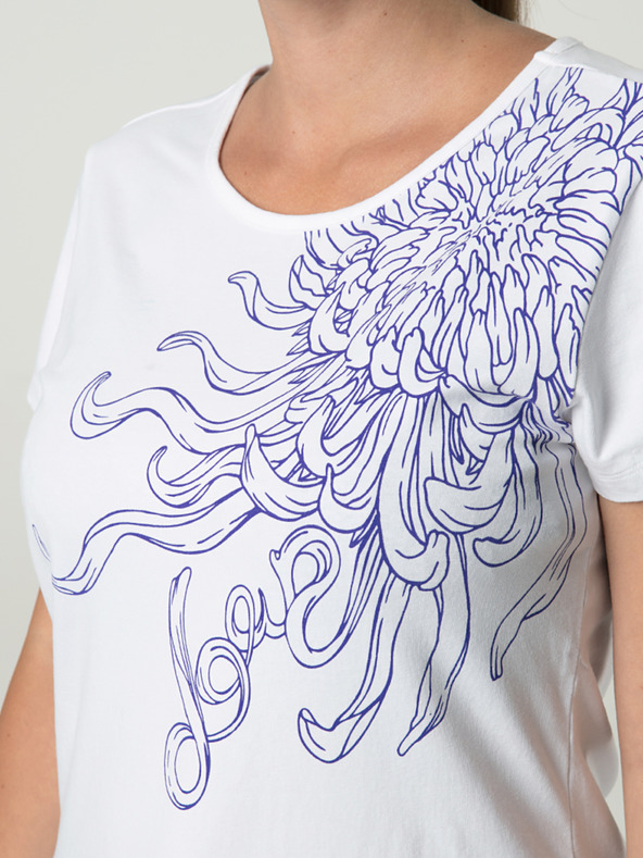 Loap Biele dámske tričko LOAP Abblina