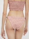 Pieces Ružový kvetinový spodný diel plaviek Pieces Gaya