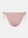 Pieces Ružový kvetinový spodný diel plaviek Pieces Gaya