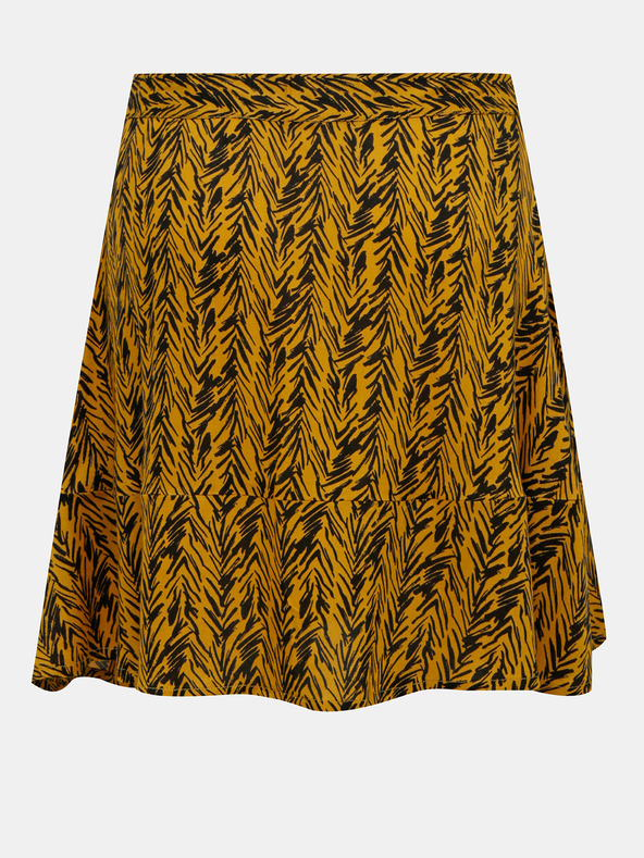 Noisy May Oranžová vzorovaná sukňa Noisy May Beagle