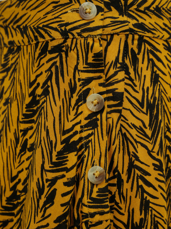 Noisy May Oranžová vzorovaná sukňa Noisy May Beagle