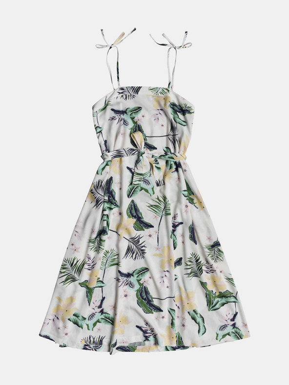 Roxy Biele kvetinové midi Roxy