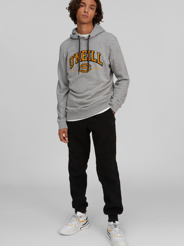 O'Neill Šedá pánska mikina s kapucňou O'Neill Surf State