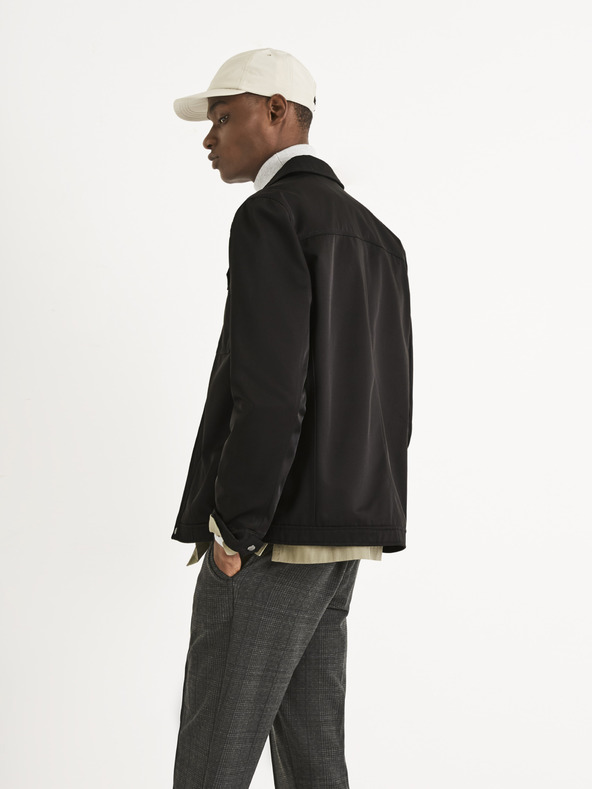 Celio Čierna bunda Celio Tucrush