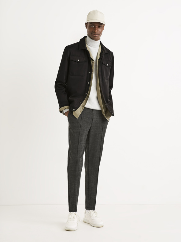 Celio Čierna bunda Celio Tucrush