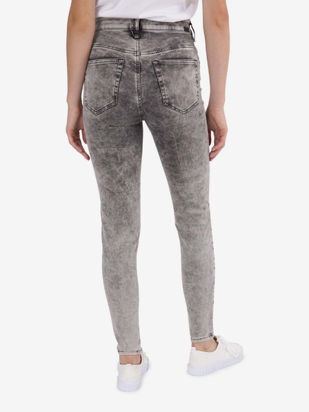 Diesel Diesel Slandy Šedé dámske orezané skinny fit džínsy