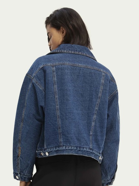 Scotch & Soda Scotch & Soda Modrá dámska džínsová bunda