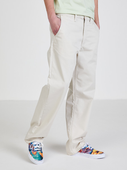 Vans Krémové pánske nohavice VANS Chino