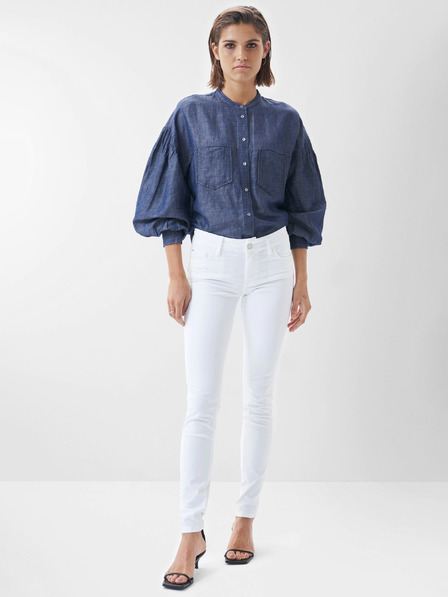 Salsa Jeans Biele dámske džínsy úzkeho strihu Salsa Jeans